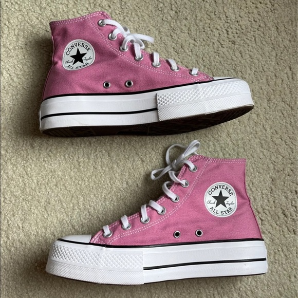 flamingo pink converse